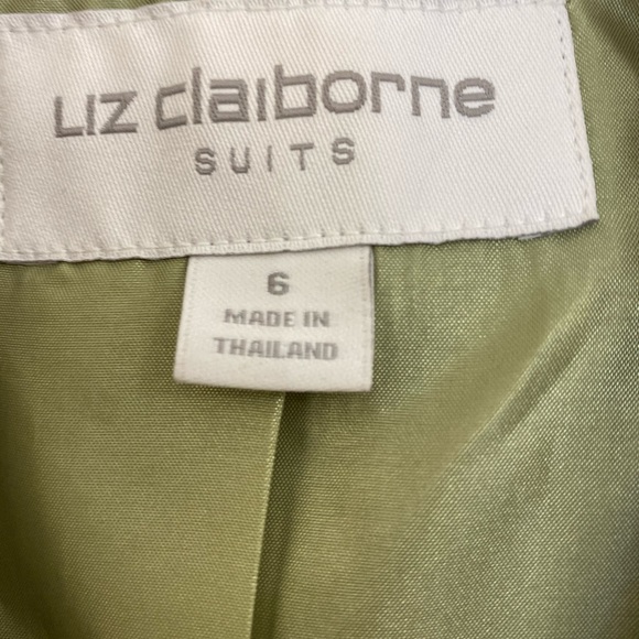 Liz Claiborne Twill Skirt Suit Size 6 - Picture 7 of 8